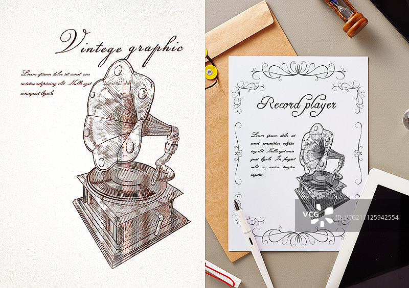 复古的设计元素图片素材