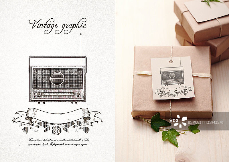 复古的设计元素图片素材