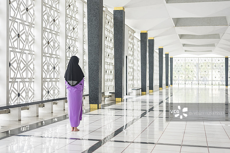 马来西亚国家清真寺图片素材