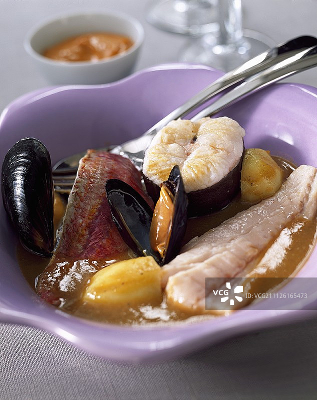 马赛鱼汤图片素材