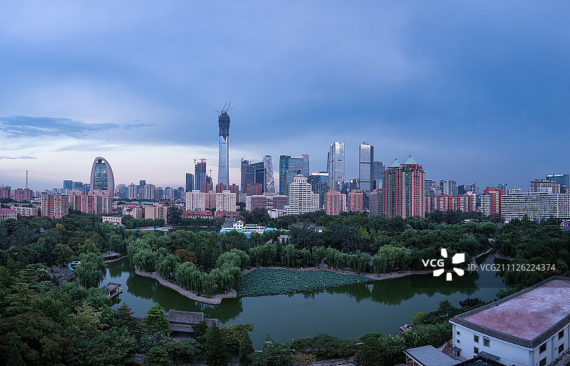 北京CBD全景景观1图片素材