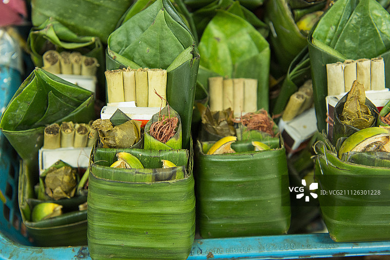 泰国清迈瓦洛洛市场槟榔图片素材