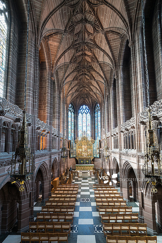 Liverpool Cathedral, UK图片素材
