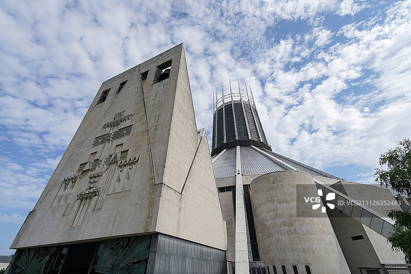 利物浦大都会教堂图片素材