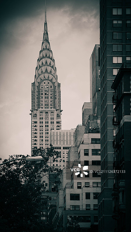 纽约克莱斯勒大厦图片素材