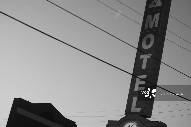 埃科公园阿尔瓦拉多街的汽车旅馆图片素材