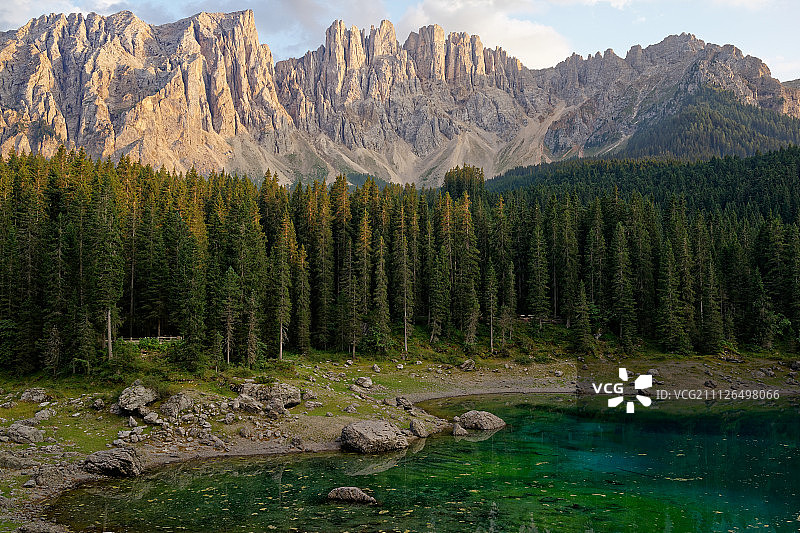意大利多洛米蒂山脉拉特马尔周边图片素材