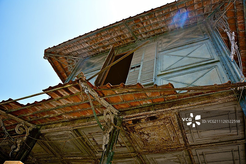 建筑结构仰天俯视图图片素材