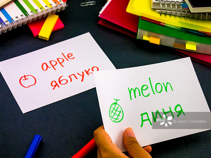 学习新语言制作原创记忆卡乌克兰图片素材