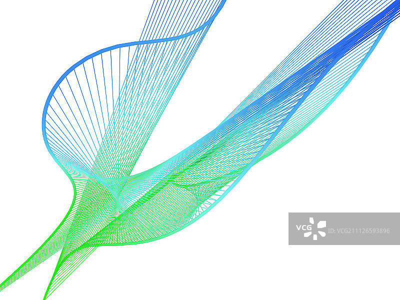 彩色渐变线性螺旋图片素材