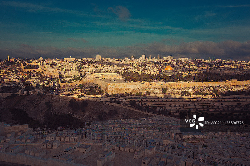 耶路撒冷日出图片素材