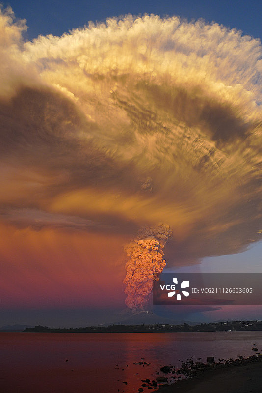 卡尔布科火山/智利巴拉斯港L1870850图片素材