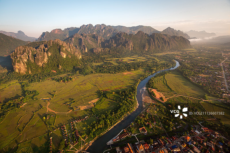 从上方看万荣图片素材