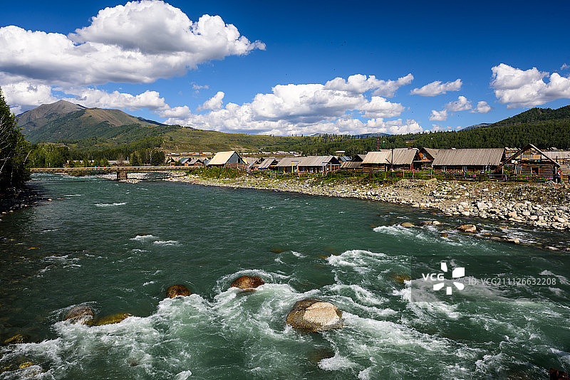 禾木河图片素材