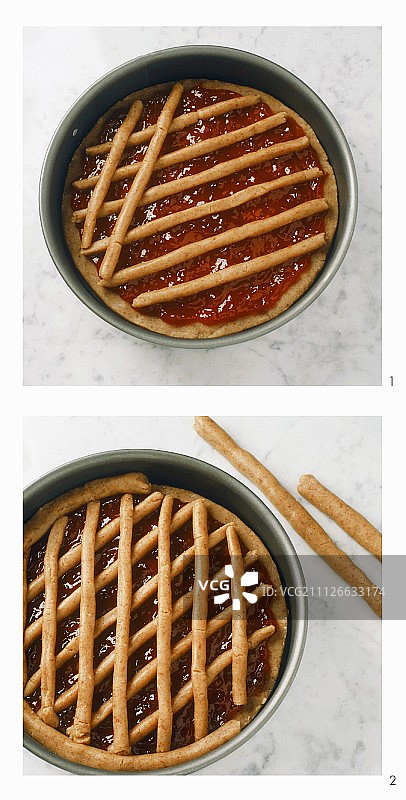 制作林茨馅饼图片素材