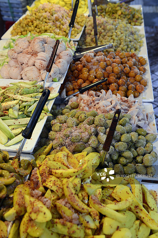 亚洲泰国曼谷市场泰国美食图片素材