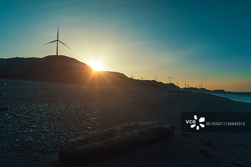 邦ui伊罗戈省北部的风车图片素材