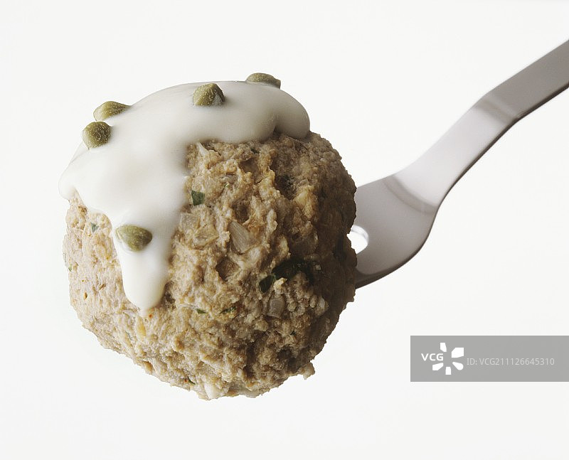 Königsberg炸肉丸（配有刺山柑酱）图片素材