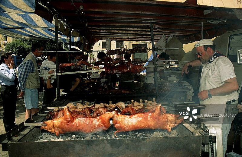 烤乳猪图片素材