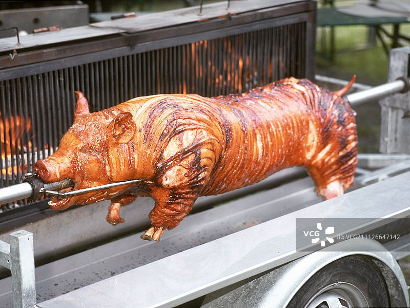 烤全猪图片素材