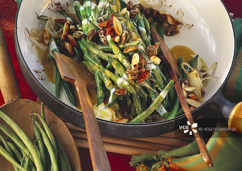 葡萄干杏仁豆图片素材