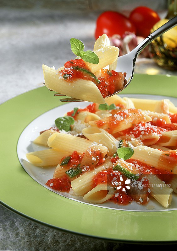 番茄通心粉（意大利番茄酱通心粉）图片素材