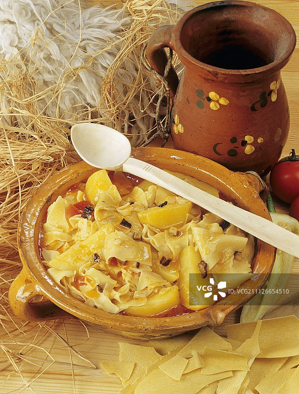 匈牙利土豆面条图片素材