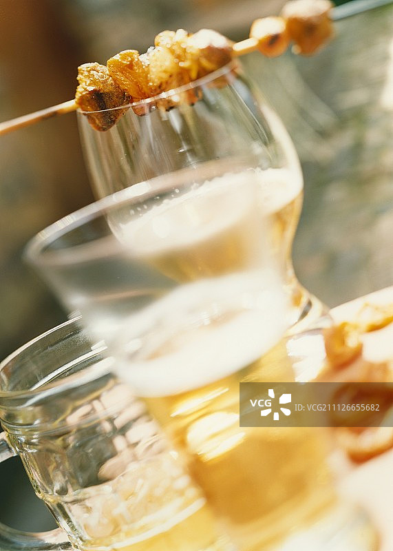 杏干肉串图片素材