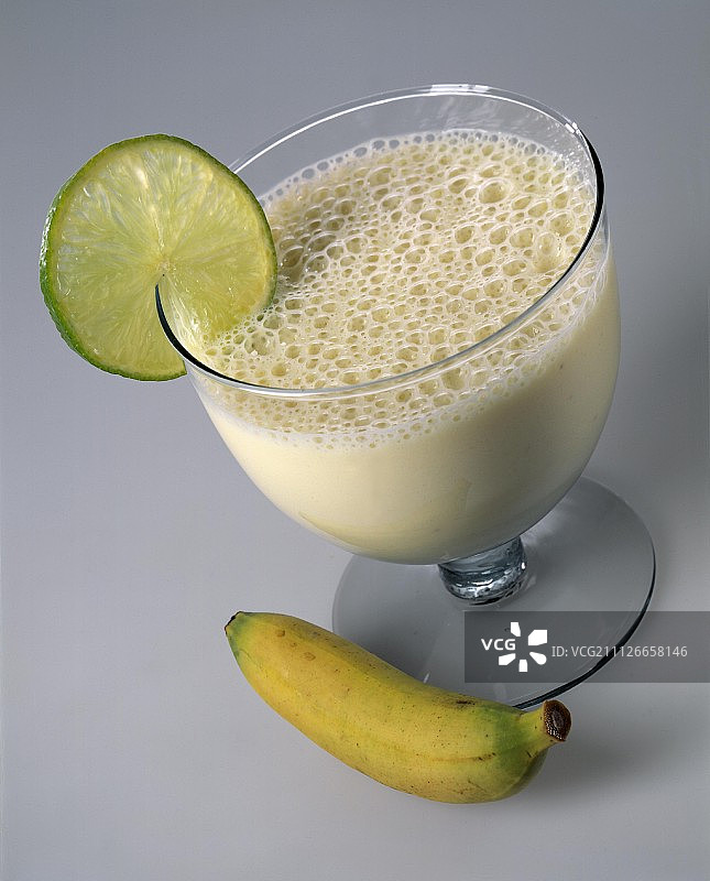 香蕉酸奶饮品图片素材
