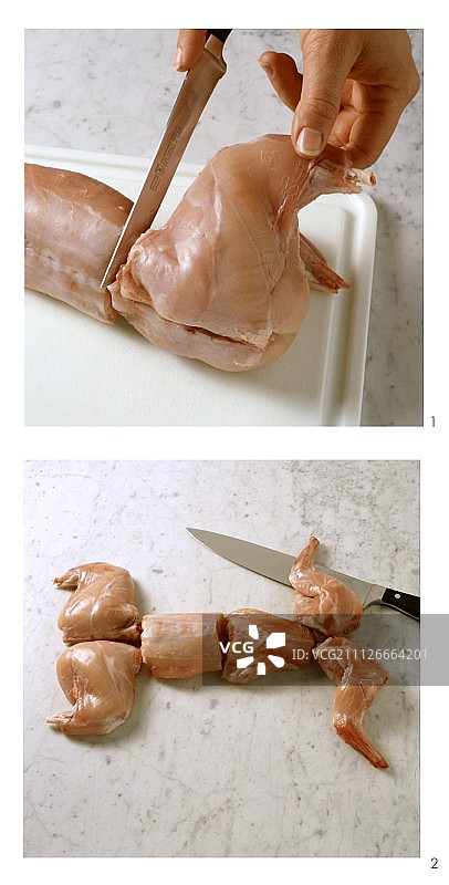 分割兔子图片素材