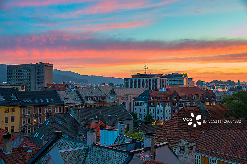 昨日的日落图片素材