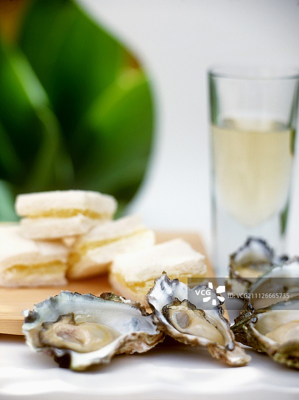 姜汁生蚝图片素材