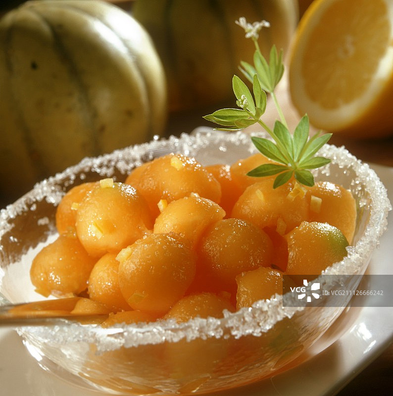 腌制甜瓜球图片素材