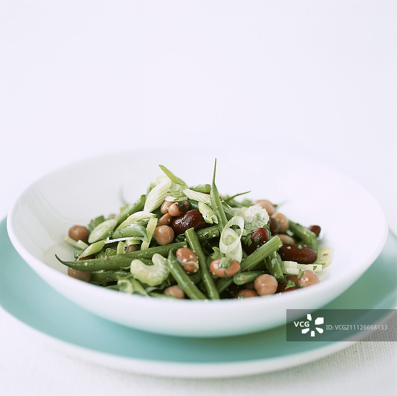 豆类沙拉图片素材
