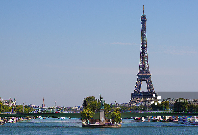 米拉波桥风光图片素材