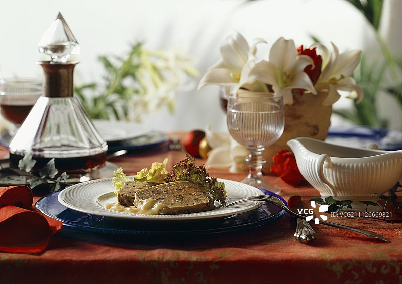 托斯卡纳羊肉冻糕，意大利图片素材