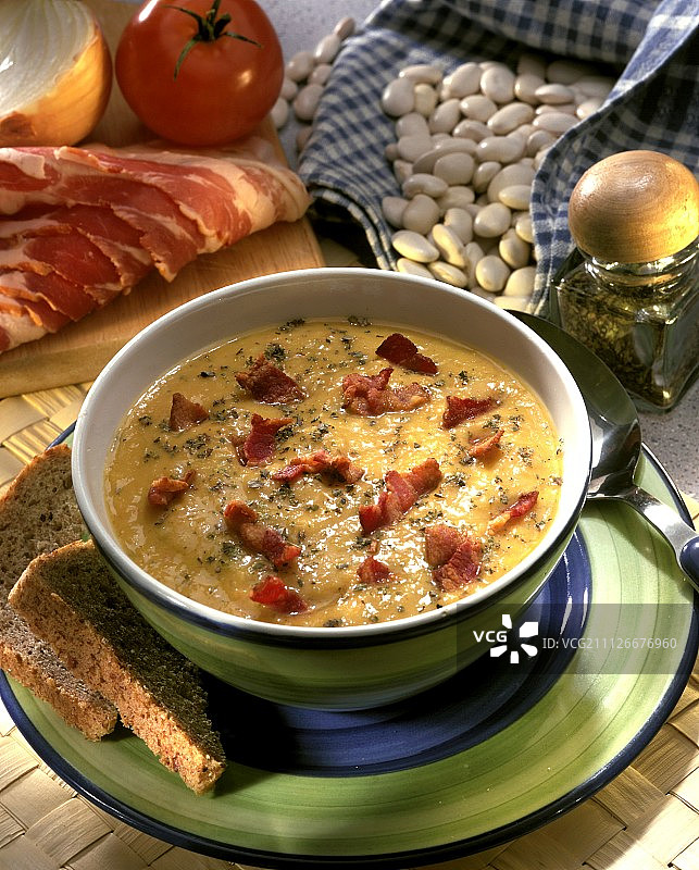 波兰的Zupa Fasolowa图片素材