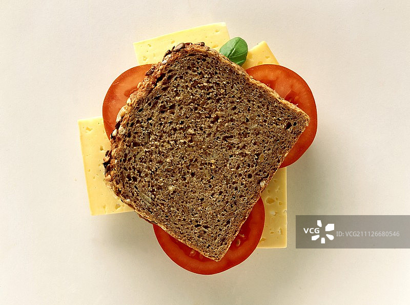 奶酪番茄三明治图片素材