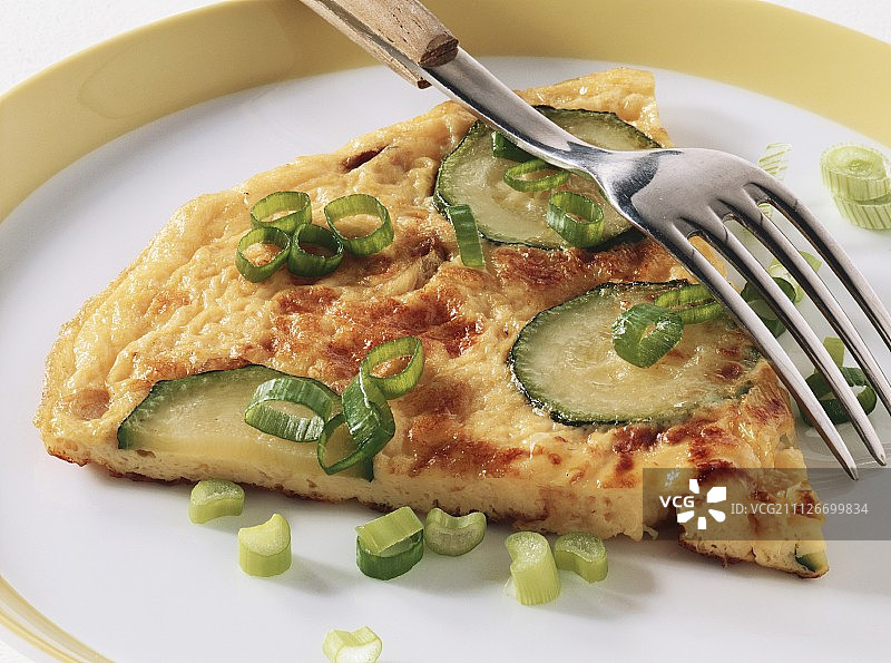 西葫芦烘蛋图片素材