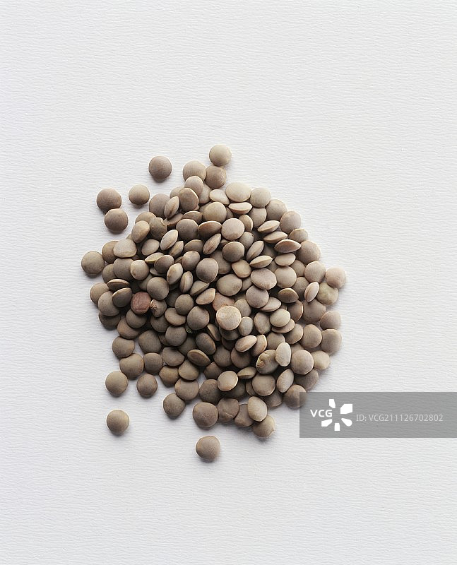 干棕色小扁豆图片素材