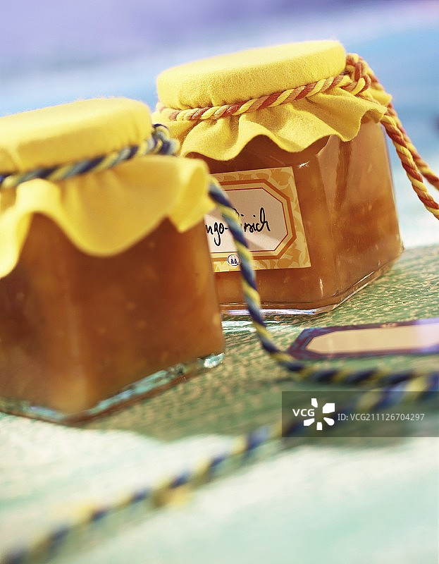 生姜蜜桃芒果酱图片素材