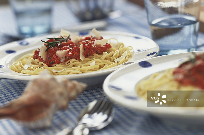 番茄迷迭香意面图片素材