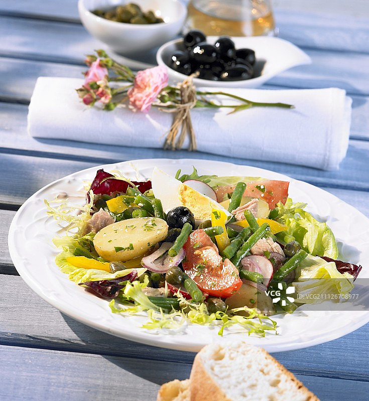 尼斯风味沙拉（法国）图片素材