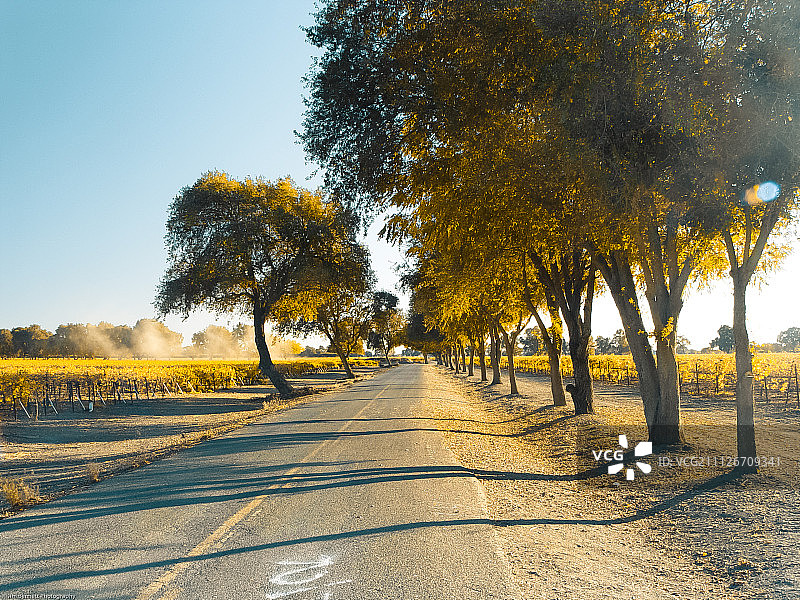 孤独的道路图片素材