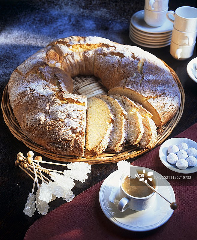 甜面包圈图片素材