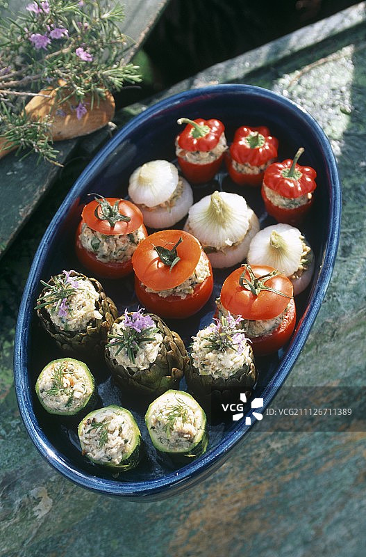 酿馅蔬菜图片素材