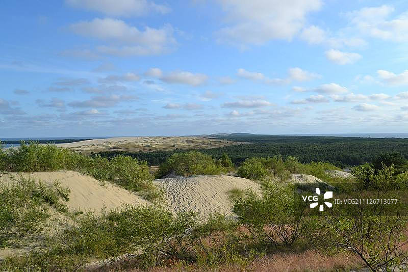库罗尼亚沙嘴图片素材
