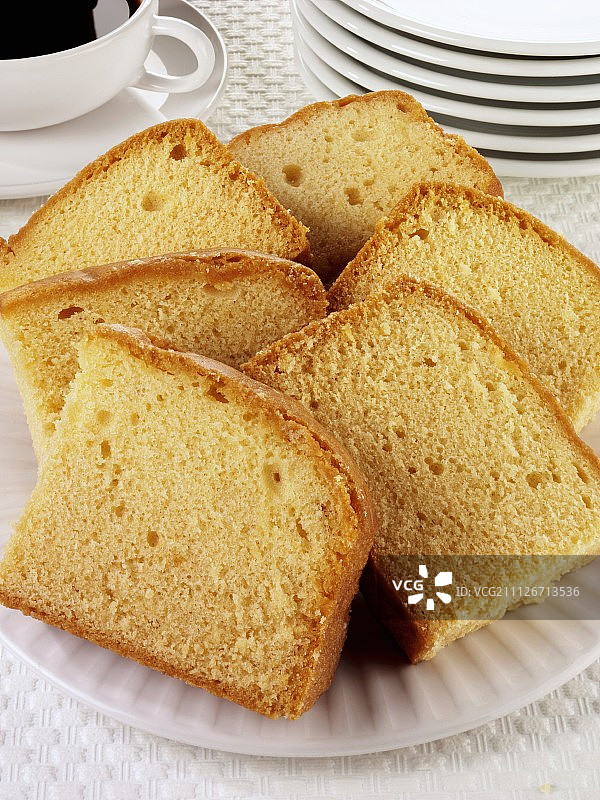 六块马德拉蛋糕图片素材