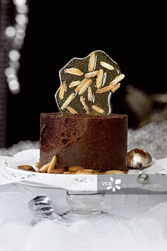 圣诞巧克力甜点图片素材