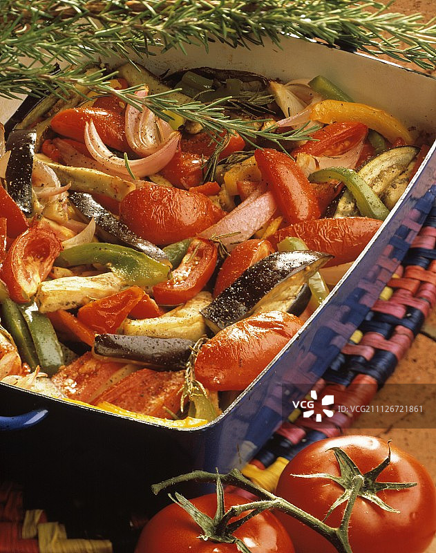 烤蔬菜图片素材